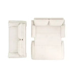 Divano letto convertibile 3 in 1 in velluto beige/nero/grigio/rosa, divano letto a 2 posti estraibile queen size