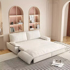 Divano letto convertibile 3 in 1 in velluto beige/nero/grigio/rosa, divano letto a 2 posti estraibile queen size
