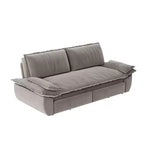 Divano letto convertibile 3 in 1 in velluto beige/nero/grigio/rosa, divano letto a 2 posti estraibile queen size