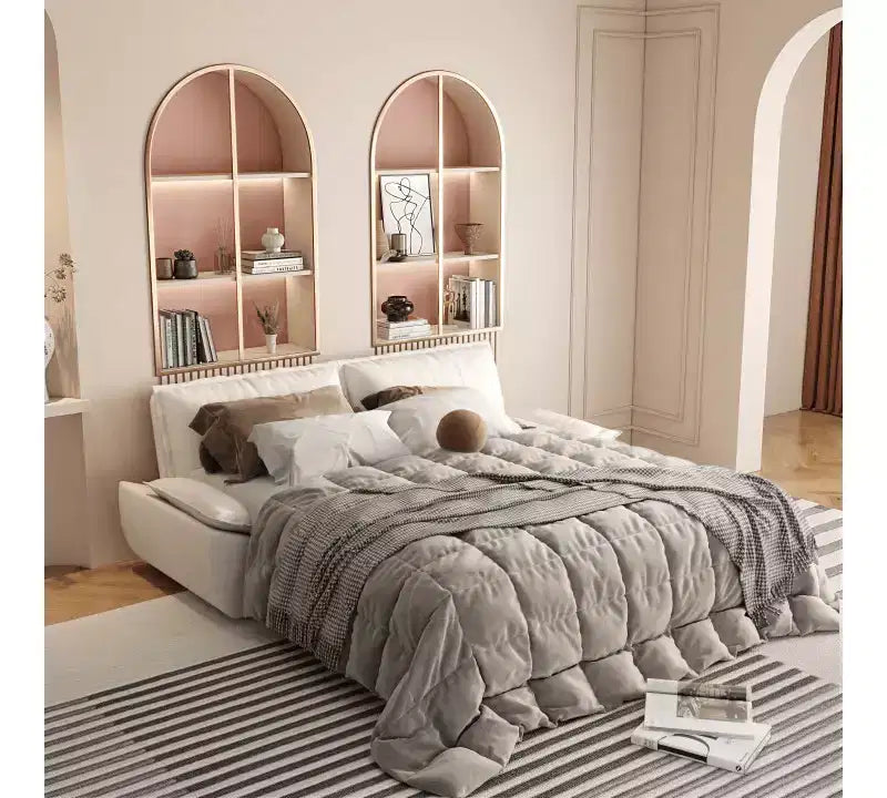 Divano letto convertibile 3 in 1 in velluto beige/nero/grigio/rosa, divano letto a 2 posti estraibile queen size