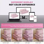 Divano letto convertibile 3 in 1 in velluto beige/nero/grigio/rosa, divano letto a 2 posti estraibile queen size
