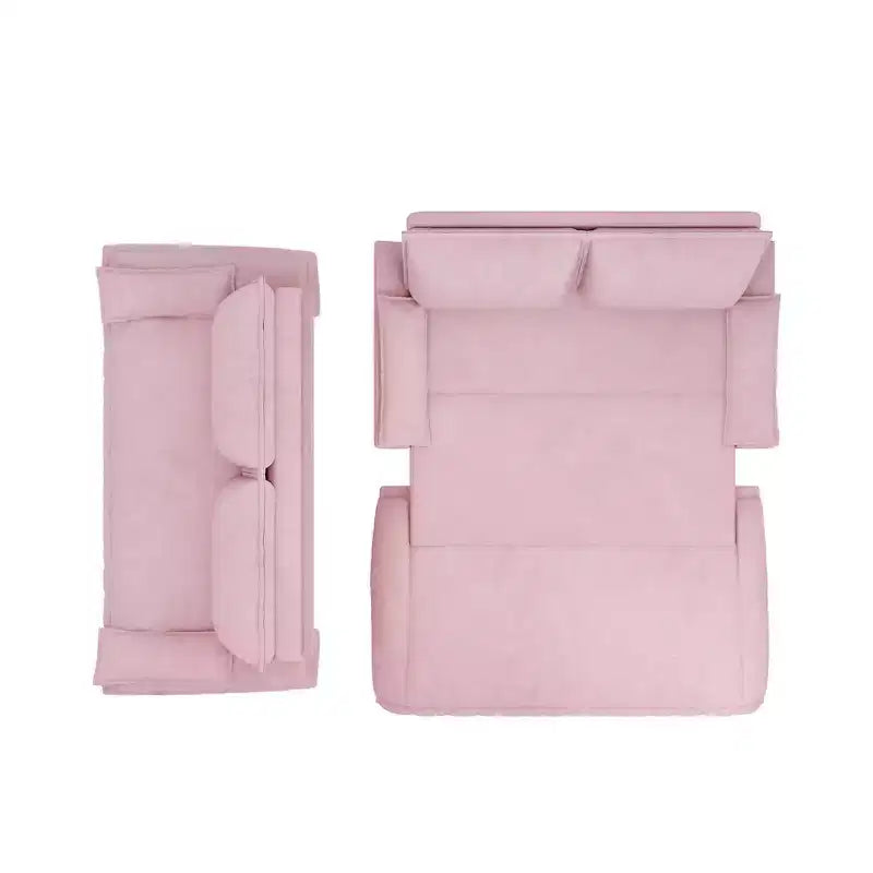 Divano letto convertibile 3 in 1 in velluto beige/nero/grigio/rosa, divano letto a 2 posti estraibile queen size