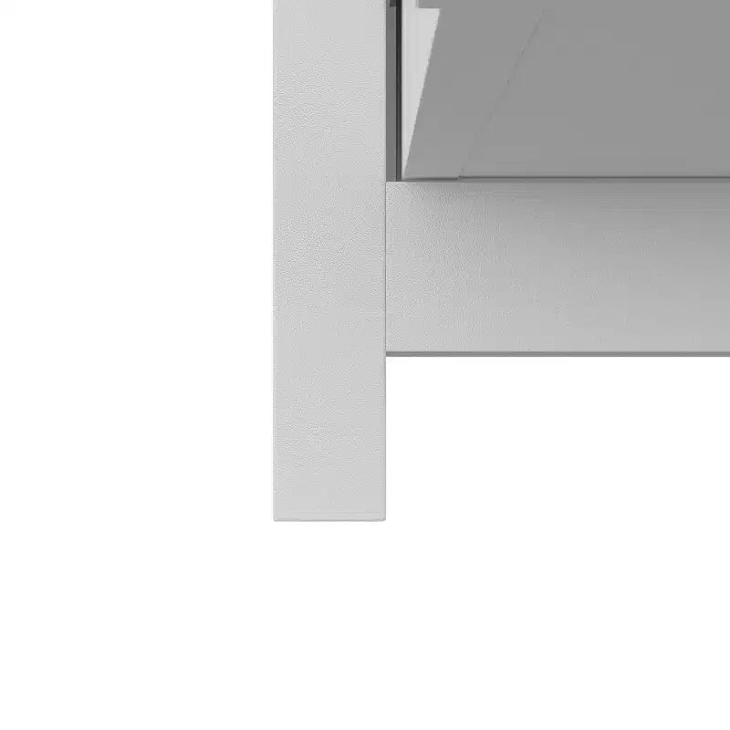 Cassettiera alta a 5 cassetti scanalati – Nero / Marrone scuro / Marrone chiaro / Bianco, Gambe oro
