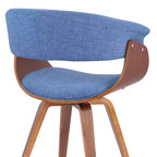 Sedia da pranzo in lino color antracite, gambe in legno nero, 1 posto a sedere