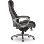 Sedia da ufficio direzionale Opportunity Gray in pelle rigenerata, altezza regolabile, 1 posto