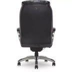 Sedia da ufficio direzionale Opportunity Gray in pelle rigenerata, altezza regolabile, 1 posto