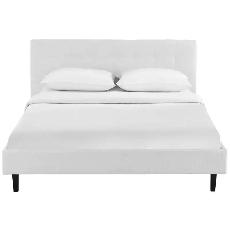 Letto matrimoniale alto con testiera trapuntata, per 1-2 adulti