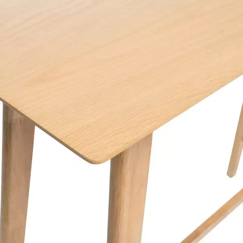 Tavolo bar rettangolare in rovere/noce, 2 posti, H 106,7 cm
