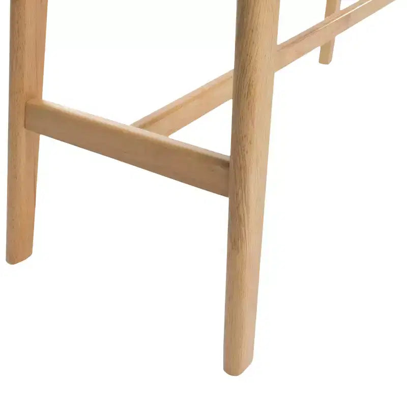 Tavolo bar rettangolare in rovere/noce, 2 posti, H 106,7 cm
