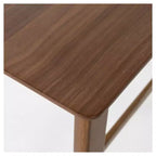 Tavolo bar rettangolare in rovere/noce, 2 posti, H 106,7 cm