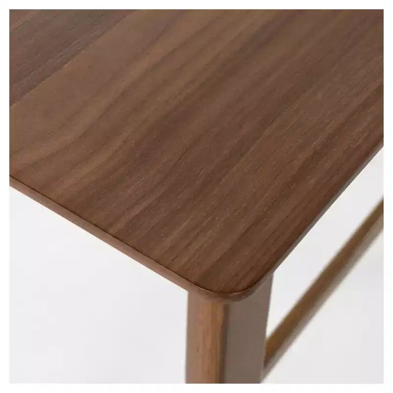 Tavolo bar rettangolare in rovere/noce, 2 posti, H 106,7 cm