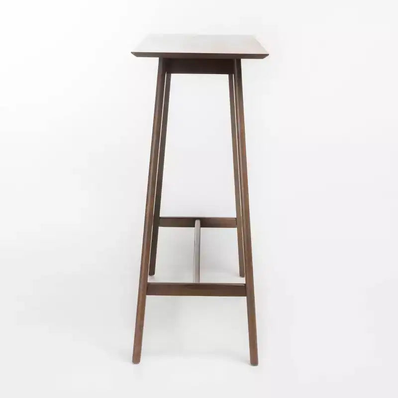 Tavolo bar rettangolare in rovere/noce, 2 posti, H 106,7 cm