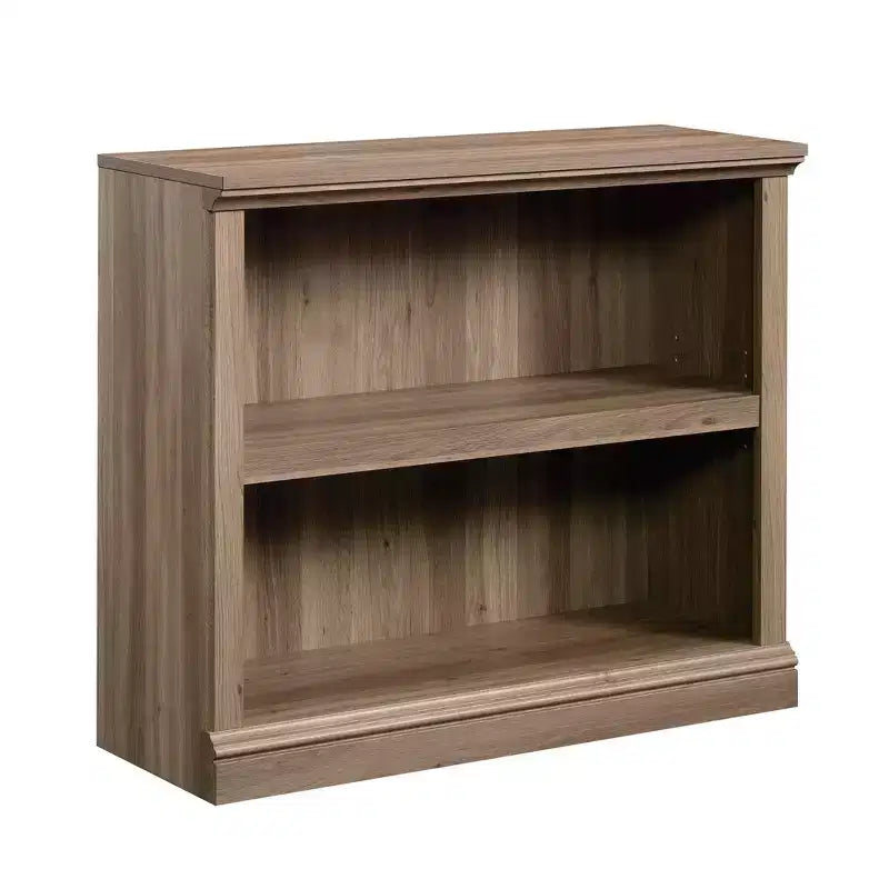 Libreria a 2 ripiani con ripiano regolabile – Quercia salata/castagno