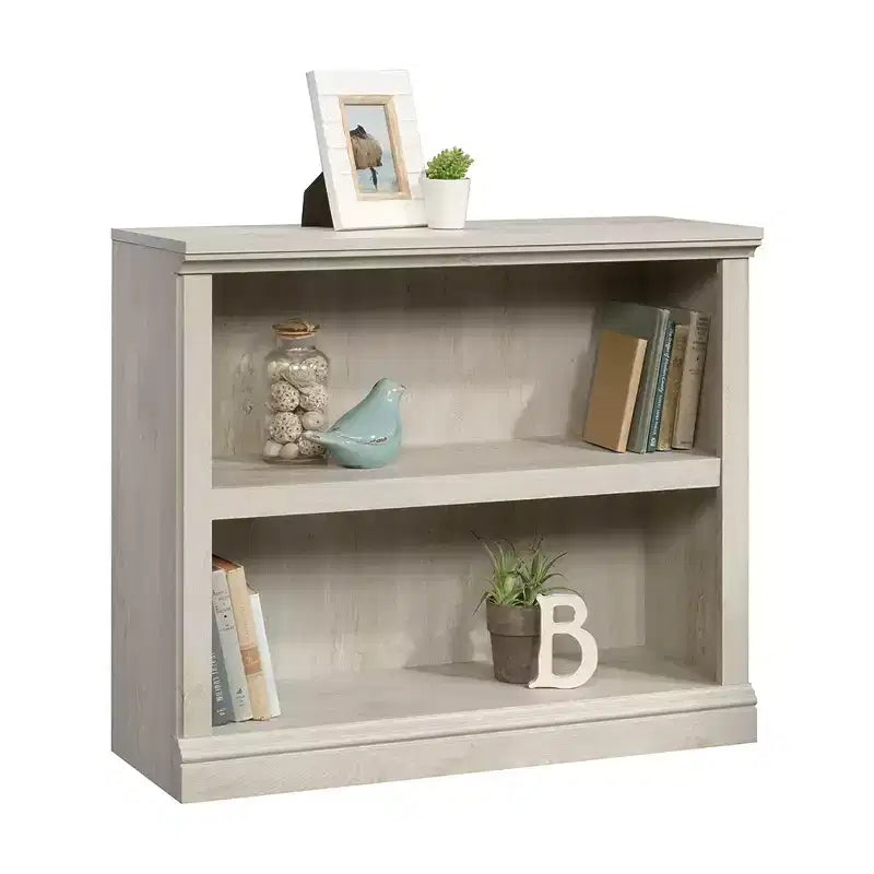 Libreria a 2 ripiani con ripiano regolabile – Quercia salata/castagno