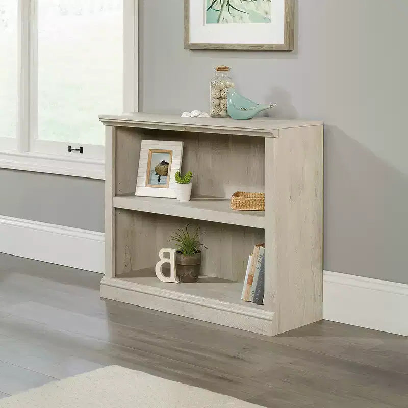 Libreria a 2 ripiani con ripiano regolabile – Quercia salata/castagno
