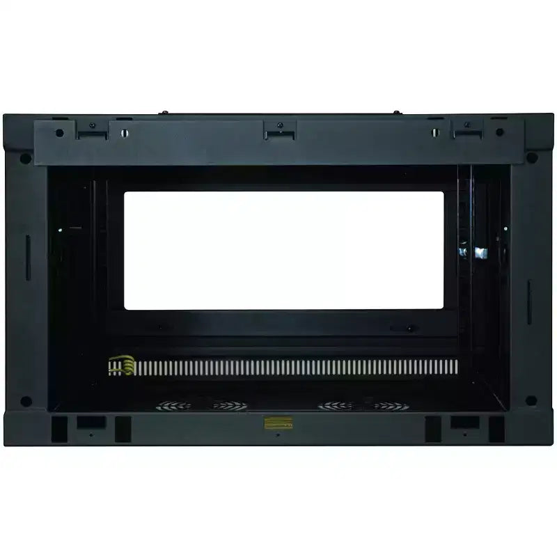 Armadio Rack da Parete 6U nero con finestra in acrilico, per utente singolo