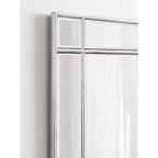 Specchio da parete rettangolare con cornice nera/argento, singolo, 20x30 pollici