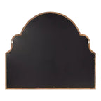 Specchio da parete ad arco smerlato, cornice nera / oro / grigia / marrone rustico / argento, singolo