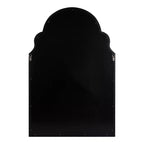 Specchio da parete ad arco smerlato, cornice nera / oro / grigia / marrone rustico / argento, singolo
