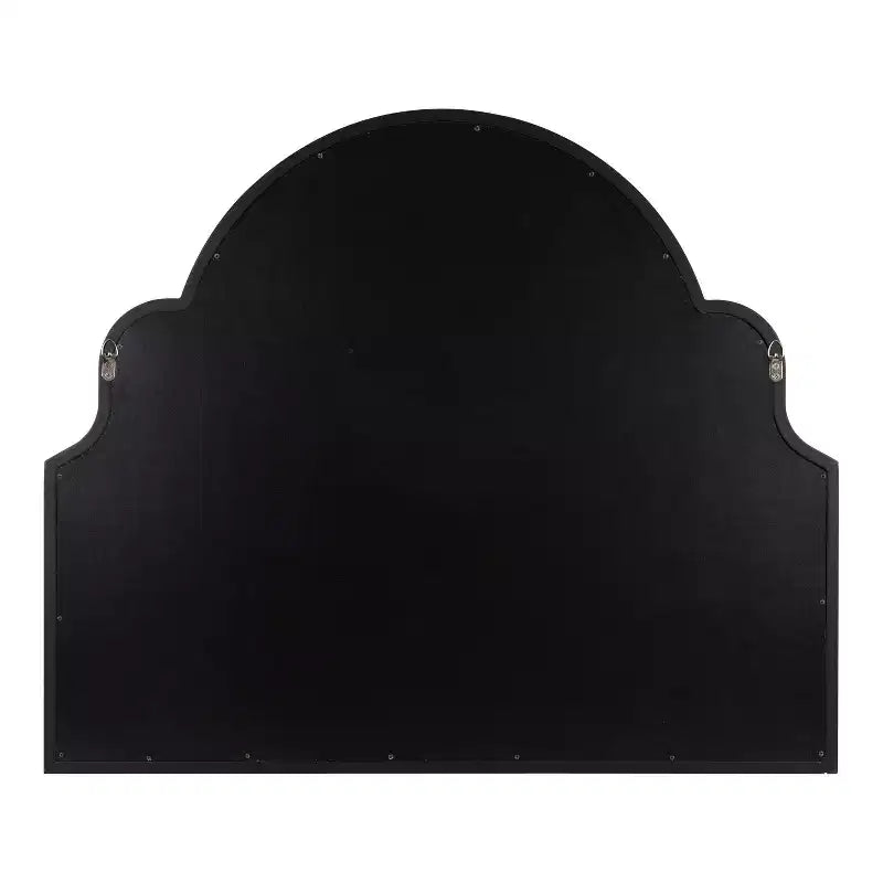 Specchio da parete ad arco smerlato, cornice nera / oro / grigia / marrone rustico / argento, singolo
