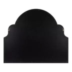 Specchio da parete ad arco smerlato, cornice nera / oro / grigia / marrone rustico / argento, singolo