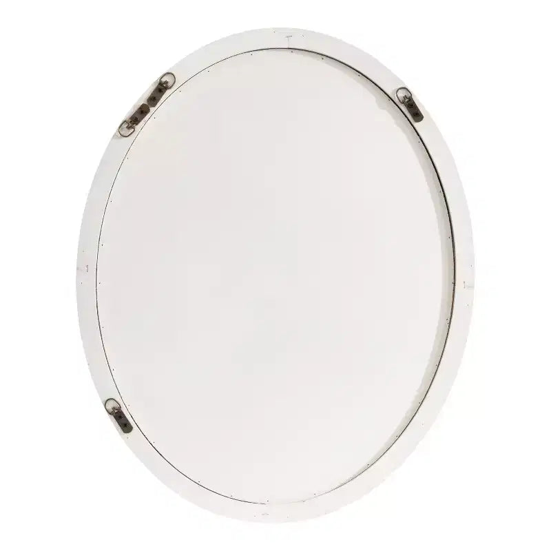 Specchio da parete ovale bianco, singolo, 24x30
