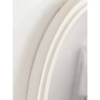 Specchio da parete ovale bianco, singolo, 24x30