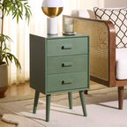 Tavolo d'appoggio a 3 cassetti Mid-Century – Vari colori, Uso singolo