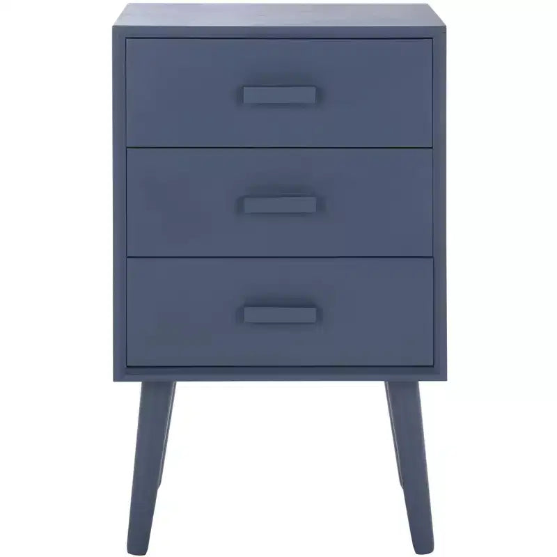 Tavolo d'appoggio a 3 cassetti Mid-Century – Vari colori, Uso singolo