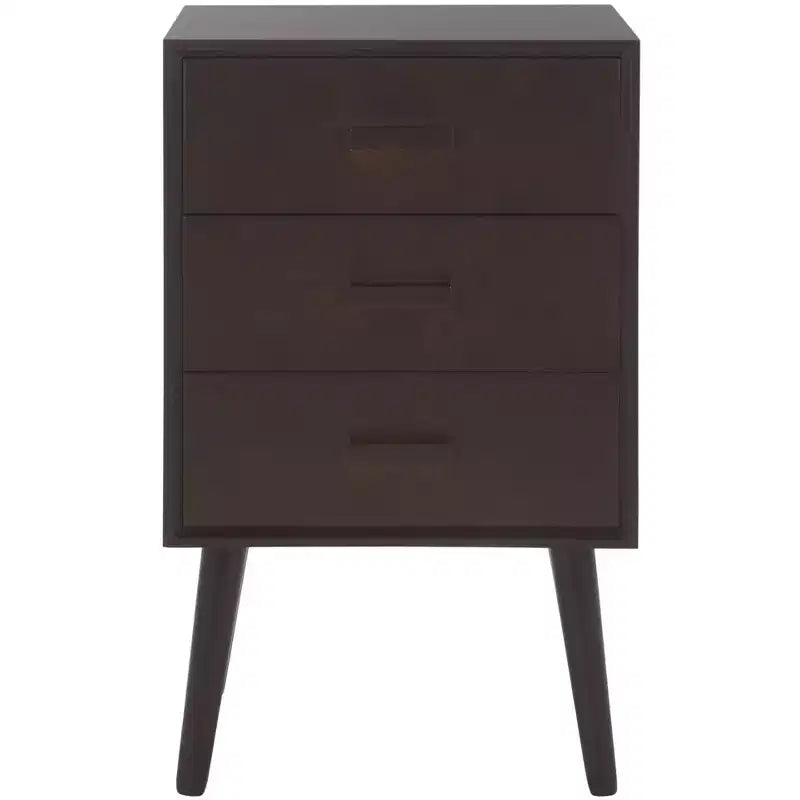 Tavolo d'appoggio a 3 cassetti Mid-Century – Vari colori, Uso singolo