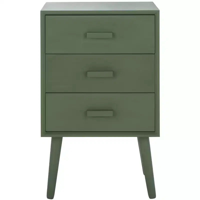 Tavolo d'appoggio a 3 cassetti Mid-Century – Vari colori, Uso singolo