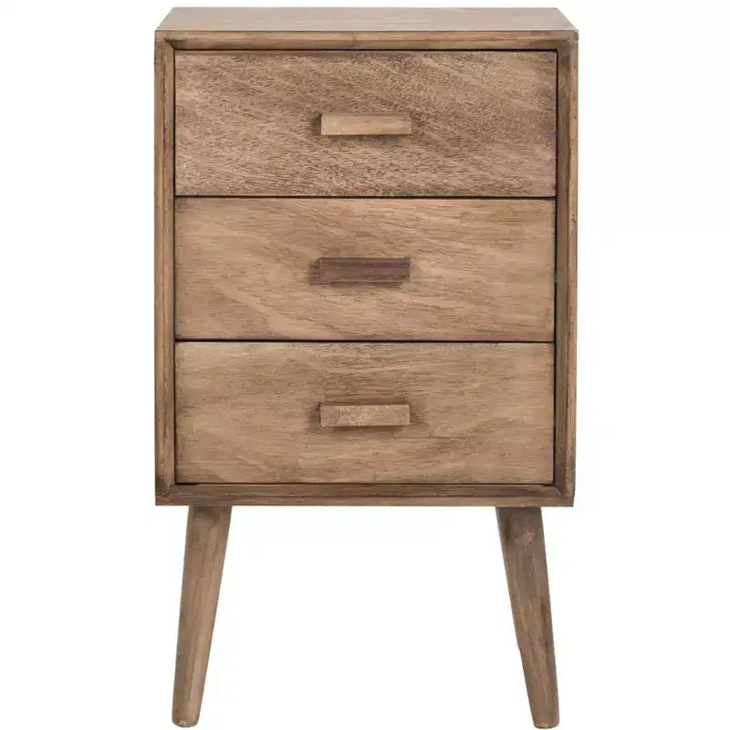 Tavolo d'appoggio a 3 cassetti Mid-Century – Vari colori, Uso singolo