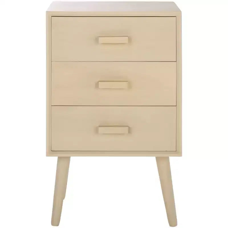 Tavolo d'appoggio a 3 cassetti Mid-Century – Vari colori, Uso singolo