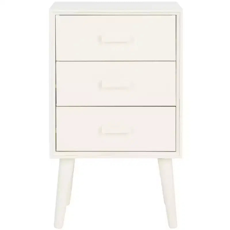 Tavolo d'appoggio a 3 cassetti Mid-Century – Vari colori, Uso singolo