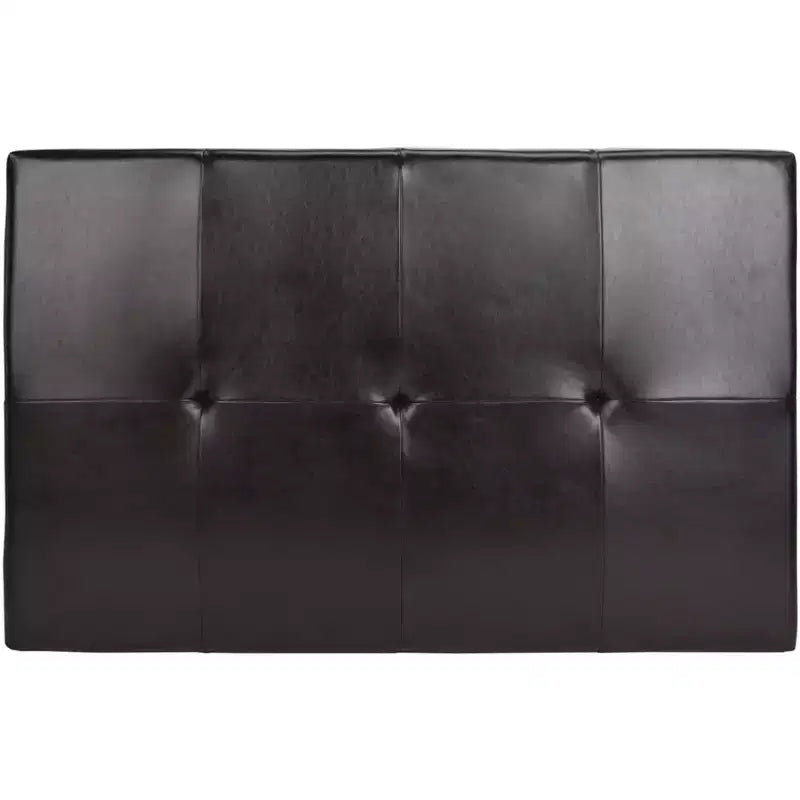 Pouf da cocktail trapuntato nero/marrone/bianco sporco/rosso, 2 posti a sedere