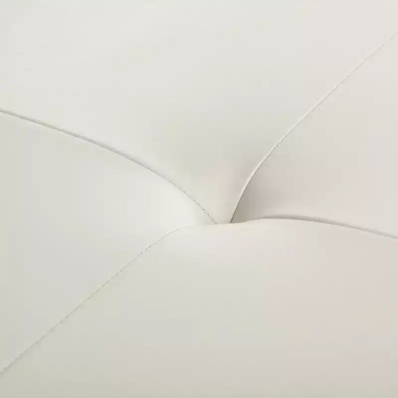 Pouf da cocktail trapuntato nero/marrone/bianco sporco/rosso, 2 posti a sedere