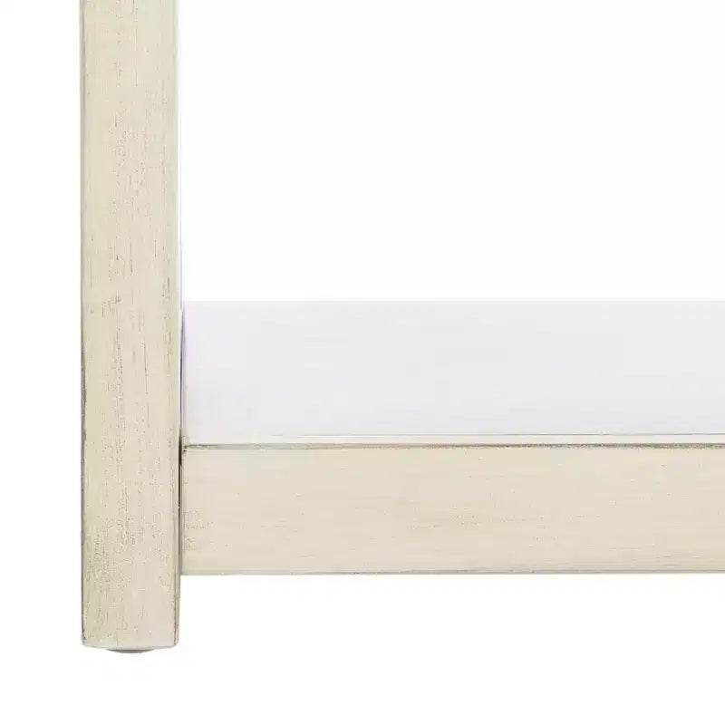 Scaffale a 5 ripiani con 1 cassetto – Bianco antico / Grigio / Blu notte, Utente singolo