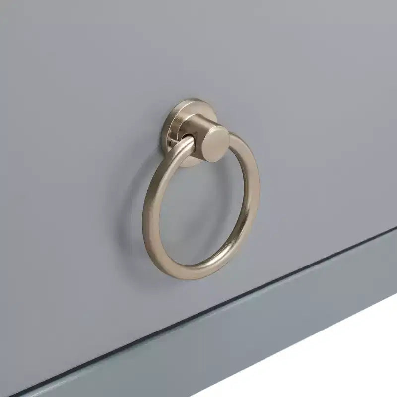 Scaffale a 5 ripiani con 1 cassetto – Bianco antico / Grigio / Blu notte, Utente singolo