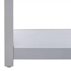 Scaffale a 5 ripiani con 1 cassetto – Bianco antico / Grigio / Blu notte, Utente singolo