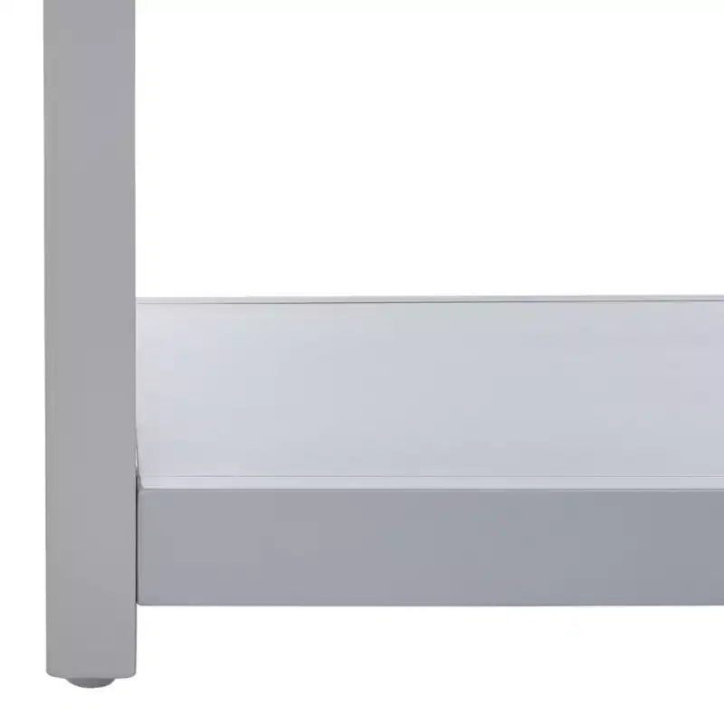 Scaffale a 5 ripiani con 1 cassetto – Bianco antico / Grigio / Blu notte, Utente singolo