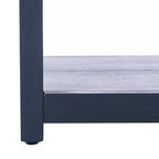 Scaffale a 5 ripiani con 1 cassetto – Bianco antico / Grigio / Blu notte, Utente singolo